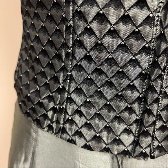 Scott McClintock green formal two piece dress Sz 2 - Picture 9 of 12